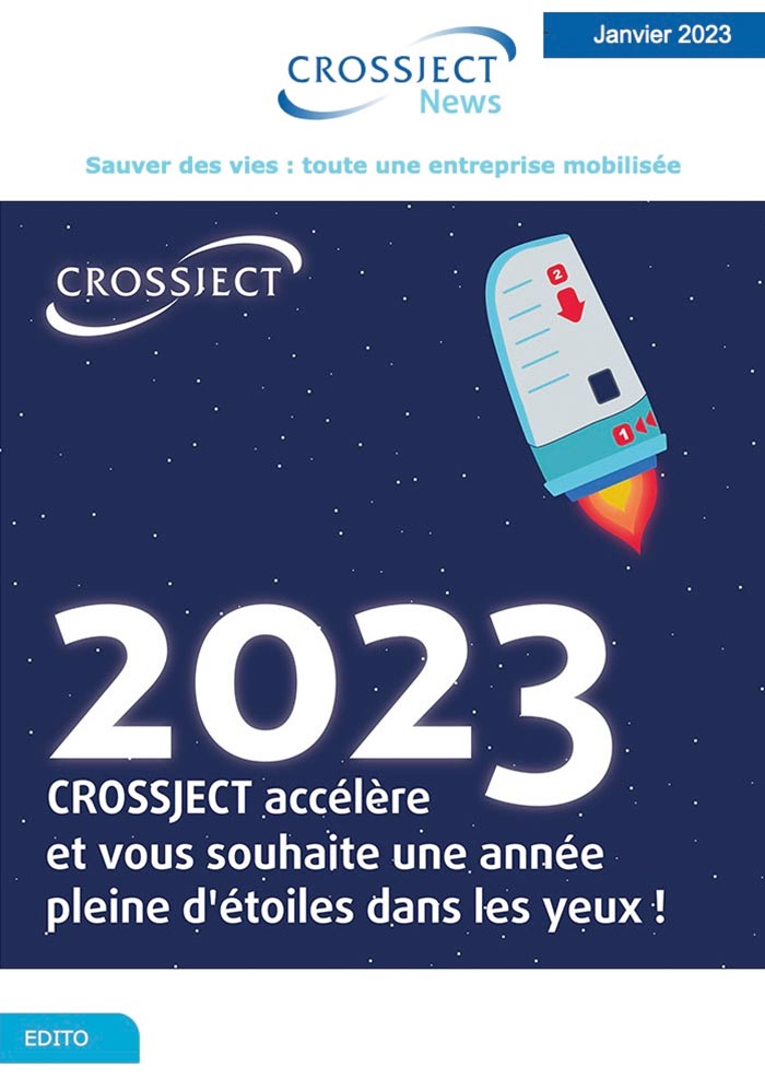 Crossject news janvier 2023